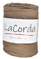 La Corda Macrame XL 3MM Polyester String, farba 200 Mocca 130 m La Corda Macrame XL 3MM Polyester String, farba 200 Mocca 130 m