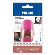 Milan Sharpener - guma CAPSULE COPPER ružová 1 ks. Milan Sharpener - guma CAPSULE COPPER ružová 1 ks.