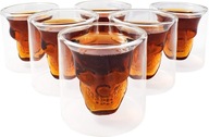Poháre na lebku, 6 kusov, 25 ml, na whisky vodku Poháre na lebku, 6 kusov, 25 ml, na whisky vodku