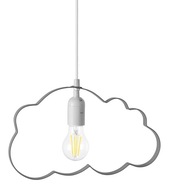Cloud lamp šedá stropná lampa do detskej izby