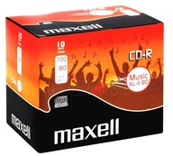 10 Maxell Music XL-II diskov pre CD-R AUDIO JC hudbu 10 Maxell Music XL-II diskov pre CD-R AUDIO JC hudbu