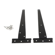 2x čierne vysoko lesklé leštené T pánty 12"/300 mm 2x čierne vysoko lesklé leštené T pánty 12"/300 mm