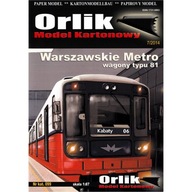 Orlik 099 - Varšavské metro - vozne typ 81 1:87