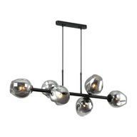 Závesné svietidlo BORGO PND-30843-6 BK+SG Italux Moderné stropné LAMPA Závesné svietidlo BORGO PND-30843-6 BK+SG Italux Moderné stropné LAMPA
