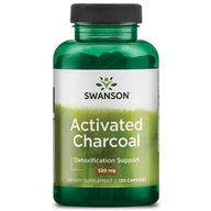 Aktívne uhlie Swanson 260 mg 120 kapsúl UHLÍK Aktívne uhlie Swanson 260 mg 120 kapsúl UHLÍK
