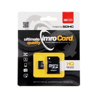 IMRO MICROSDHC 16GB KL.10 UHS-I S ADAPTÉROM