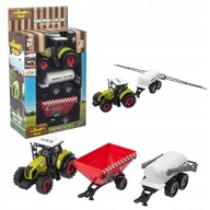 NORIMPEX TRAKTOR TRAKTOR POĽNOHOSPODÁRSKY STROJ HRAČKA S 2 PRÍVESY ŚW/DŹW NORIMPEX TRAKTOR TRAKTOR POĽNOHOSPODÁRSKY STROJ HRAČKA S 2 PRÍVESY ŚW/DŹW