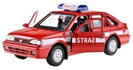 KOVOVÝ MODEL AUTA Z ÉRY PRL POLONEZ STRĄŻ 1:34 KOVOVÝ MODEL AUTA Z ÉRY PRL POLONEZ STRĄŻ 1:34