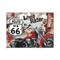 Chladnička MAGNET 6x8 HARLEY ROUTE 66 USA Retro