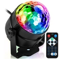 Laserový projektor disco led guľa + RGB svetlá na diaľkové ovládanie pre karnevalový darček Laserový projektor disco led guľa + RGB svetlá na diaľkové ovládanie pre karnevalový darček