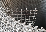 Pozinkovaná technická tkaná sieť má veľkosť oka 8 mm