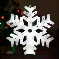 Závesná dekorácia XXL Snowflake WHITE led lampy TM-4