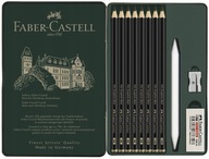 Ceruzky FABER-CASTELL Pitt Graphite Matt 8 ks. +3 zadarmo