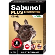 Sabunol Plus Obojok proti blchám pre psov, 50 cm