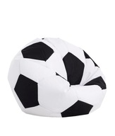 Samotný obal je pouffe bag, XXL GUĽA, BIELA A ČIERNA Samotný obal je pouffe bag, XXL GUĽA, BIELA A ČIERNA