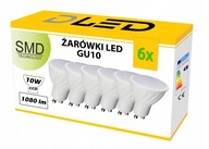 6x GU10 LED žiarovka 1080lm 10W CCD NEUTRAL