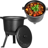 MAĎARSKÝ POĽOVNÍCKY KALÍLO, ŤAŽKÝ, PEVNÝ LIATINOVÝ POĽOVNÍK, 8L MAĎARSKÝ POĽOVNÍCKY KALÍLO, ŤAŽKÝ, PEVNÝ LIATINOVÝ POĽOVNÍK, 8L