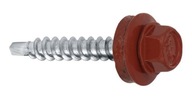 Skrutky do plechu farmárske d/d 4,8x50 RAL 3009 250ks. Skrutky do plechu farmárske d/d 4,8x50 RAL 3009 250ks.