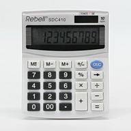 Rebell Calculator RE-SDC410 BX, biela, stolná, 1.st Rebell Calculator RE-SDC410 BX, biela, stolná, 1.st