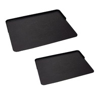 Set malej a veľkej čiernej FLEXI taburetky Set malej a veľkej čiernej FLEXI taburetky
