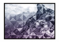 OBRAZOVÝ PLAKÁT bez rámu 50x70 cm Geometry Mountains P168 OBRAZOVÝ PLAKÁT bez rámu 50x70 cm Geometry Mountains P168