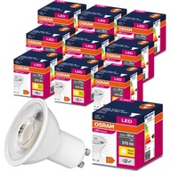 10x GU10 LED žiarovka 6,9W = 50W 575lm 3000K OSRAM 10x GU10 LED žiarovka 6,9W = 50W 575lm 3000K OSRAM