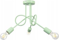 Detská stropná závesná lampa Loft Pastel Celadon Edison Green Under Led Detská stropná závesná lampa Loft Pastel Celadon Edison Green Under Led