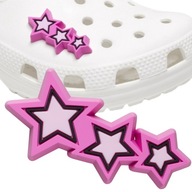CROCS JIBBITZOVÉ TOPÁNKY ŠPIČKOVÉ PRVKY DEKORÁCIE RUŽOVÉ HVIEZDY CROCS JIBBITZOVÉ TOPÁNKY ŠPIČKOVÉ PRVKY DEKORÁCIE RUŽOVÉ HVIEZDY