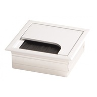 ZASTAVENÝ KÁBLOVÝ VSTUP STRIEBORNÝ 80x80MM ATM ALU ZASTAVENÝ KÁBLOVÝ VSTUP STRIEBORNÝ 80x80MM ATM ALU
