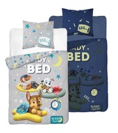 Obliečky pre mládež 140x200 Paw Patrol pripravené do postieľky žiariace v tme Obliečky pre mládež 140x200 Paw Patrol pripravené do postieľky žiariace v tme