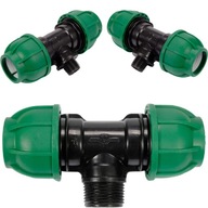 TEE PP GZ 32MM x 1/2" x 32MM TEE PP GZ 32MM x 1/2" x 32MM