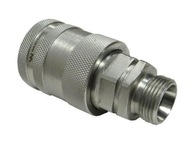 Hydraulická rýchlospojka, zásuvka M22x1,5, vonkajší závit EURO PUSH-PULL ( Hydraulická rýchlospojka, zásuvka M22x1,5, vonkajší závit EURO PUSH-PULL (