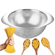HRUBÉ Sitko na cestoviny, cedník, kovové sitko, VEĽKÉ kuchynské sitko, 27 cm HRUBÉ Sitko na cestoviny, cedník, kovové sitko, VEĽKÉ kuchynské sitko, 27 cm