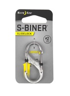 Karabína Nite Ize S-Biner 2 Slide Lock - oceľová Karabína Nite Ize S-Biner 2 Slide Lock - oceľová