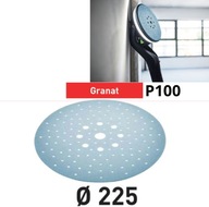 FESTOOL GRANAT brúsne kotúče pre PLANEX, priemer 225, zrnitosť P100 FESTOOL GRANAT brúsne kotúče pre PLANEX, priemer 225, zrnitosť P100