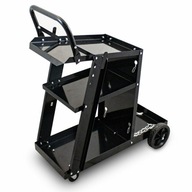Pojazdný dielenský zvárací vozík s priestorom pre cylindrický stôl
