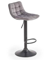 Barová stolička, zamatová barová stolička H95