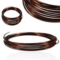 Hnedý hliníkový modelovací drôt 1,5 mm - 20 m