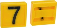 Obojok číslo č.7 žltý 45x45mm / 10 kusov 30600 Obojok číslo č.7 žltý 45x45mm / 10 kusov 30600