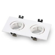 Dvojité svietidlo WHITE MOVABLE pre LED