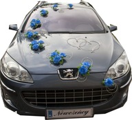 č.101 dekorácie na auto, svadobné dekorácie na auto č.101 dekorácie na auto, svadobné dekorácie na auto