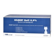 GILBERT fyziologický roztok 0,9 NaCl amp. 5 ml x 100