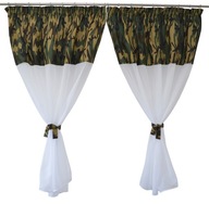 Detská záclona militaria tanková kamufláž 300x160 zie Detská záclona militaria tanková kamufláž 300x160 zie