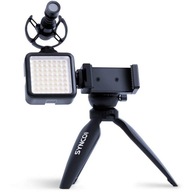 Stojan na mikrofón, lampa na smartfón, Synco Vlogger Kit2