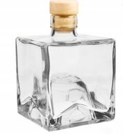 BRUNO fľaša s korkom 250ml ČB sklenená tinktúra