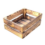 DREVENÁ BOX, pálená SKRA, 38x28x16 DREVENÁ BOX, pálená SKRA, 38x28x16