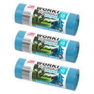 3x MODRÝ PAPIER triediace vrecia 120L 3x MODRÝ PAPIER triediace vrecia 120L