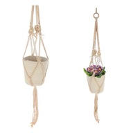 ZÁVESNÁ SPÁLŇA MACRAME BOHO + HRNIEC 15 cm