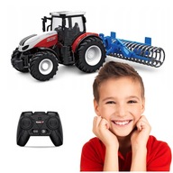 Diaľkovo ovládaný traktor s RC kotúčovým strojom Diaľkovo ovládaný traktor s RC kotúčovým strojom