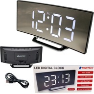 ELEKTRONICKÉ LED HODINY STOJACÍ ZRKADLOVÝ BUDÍK ELEKTRONICKÉ LED HODINY STOJACÍ ZRKADLOVÝ BUDÍK